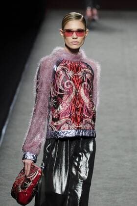 February 19, 2017 - Madrid, Spain - Model Carla Pereira walks the runway at the Custo Barcelona show during the Mercedes-Benz Madrid Fashion Week Autumn Winter 2017 at Ifema on February 19, 2017 in Madrid, Spain. Madrid Spain  - ZUMAn230 20170219_zaa_n230_876 Copyright: xOscarxGonzalezx
