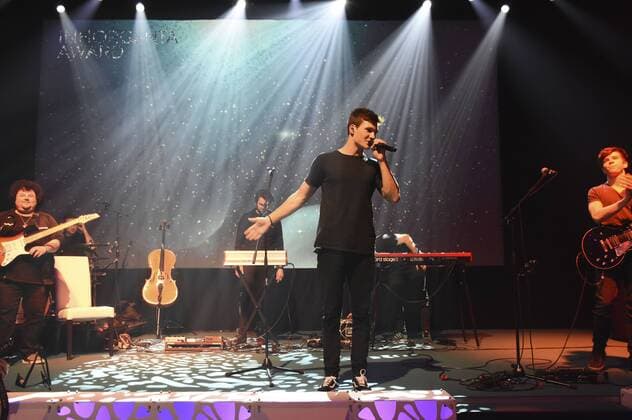 Wincent Weiss bei der Verleihung des Inhorgenta Award 2017 im Postpalast. München, 19.02.2017 Foto:xP.xSchönbergerx xFuturexImage