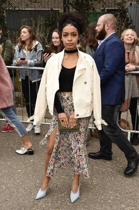 Yara Shahidi bei der Topshop Unique AW17 Fashion Show auf der London Fashion Week AW17 in der Tate Modern. London, 19.02.2017 Yara Shahidi  Foto:xS.xVasx xFuturexImage