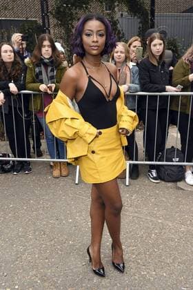 Justine Skye bei der Topshop Unique AW17 Fashion Show auf der London Fashion Week AW17 in der Tate Modern. London, 19.02.2017 Justine Skye  Foto:xS.xVasx xFuturexImage