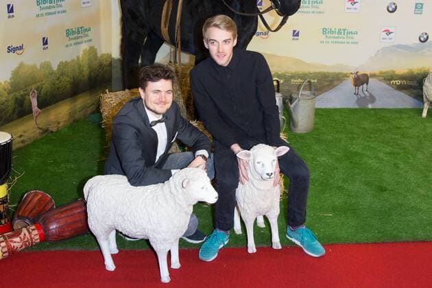 Philipp Laude und Matthias Roll - Premiere BIBI & TINA ? TOHUWABOHU TOTAL im Kino in der Kulturbrauerei in Berlin am 19.02.2017. Premiere BIBI & TINA TOHUWABOHU TOTAL