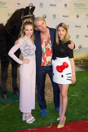 Lina Larissa Strahl, Detlev Buck und Lisa-Marie Koroll - Premiere BIBI & TINA ? TOHUWABOHU TOTAL im Kino in der Kulturbrauerei in Berlin am 19.02.2017. Premiere BIBI & TINA TOHUWABOHU TOTAL