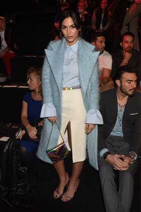 Michelle Calvo en el front row del desfile de The 2nd Skin Co. en la Mercedes Benz Fashion Week Madrid 2017. 588 Diego Puerta Cordon Press Michelle Calvo at the front row of the The 2nd Skin Co. fashion show at Mercedes Benz Fashion Week Madrid 2017. Cordon Press  DiegoxPuerta