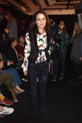 Andrea Levy en el front row del Desfile de Alvarno en la Mercedes Benz Fashion Week Madrid 2017. 588 Diego Puerta Cordon Press Andrea Levy at the front row of Alvarno fashion show at Mercedes Benz Fashion Week Madrid 2017. Cordon Press  DiegoxPuerta