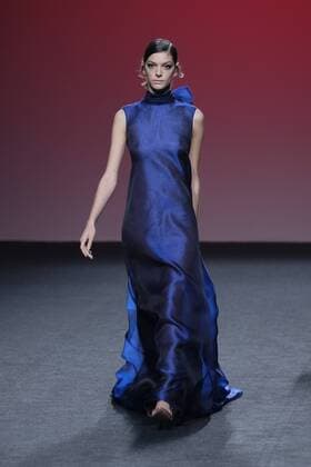 February 20, 2017 - Madrid, Spain - A model walks the runway at the THE 2ND SKIN CO show during the Mercedes-Benz Madrid Fashion Week Autumn Winter 2017 2018 at IFEMA on February 20, 2017 in Madrid, Spain Madrid Spain  - ZUMAn230 20170220_zaa_n230_098 Copyright: xOscarxGonzalezx