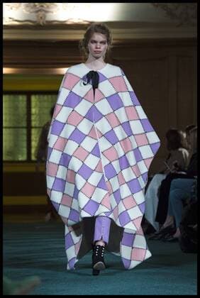 . 20 02 2017. London, United Kingdom. Models walk the catwalk at the Huishan Zhang show on day 4 of London Fashion Week 2017 at The Church House, Westminster Abbey, London, UK.  xBenxStevensx xi-Imagesx IIM-14446-0010