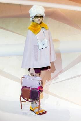 Anya Hindmarch catwalk show at Royal Horticultural Society Lindley Hall on Day 3 of London Fashion Week. FEBRUARY 19th 2017  GBLx17368