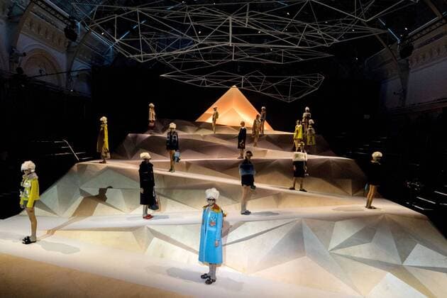 Anya Hindmarch catwalk show at Royal Horticultural Society Lindley Hall on Day 3 of London Fashion Week. FEBRUARY 19th 2017  GBLx17368