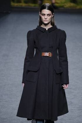 February 20, 2017 - Madrid, Spain - A model walks the runway at the OLIVA show during the Mercedes-Benz Madrid Fashion Week Autumn Winter 2017 2018 at IFEMA on February 20, 2017 in Madrid, Spain Madrid Spain  - ZUMAn230 20170220_zaa_n230_201 Copyright: xOscarxGonzalezx