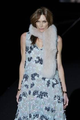 February 20, 2017 - Madrid, Spain - Model Cristina Piaget walks the runway at the DUYOS show during the Mercedes-Benz Madrid Fashion Week Autumn Winter 2017 2018 at IFEMA on February 20, 2017 in Madrid, Spain Madrid Spain  - ZUMAn230 20170220_zaa_n230_174 Copyright: xOscarxGonzalezx