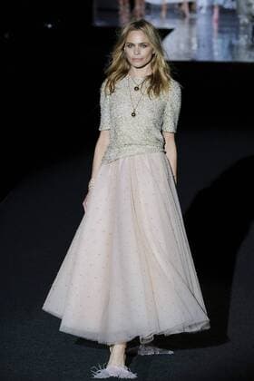 February 20, 2017 - Madrid, Spain - A model walks the runway at the DUYOS show during the Mercedes-Benz Madrid Fashion Week Autumn Winter 2017 2018 at IFEMA on February 20, 2017 in Madrid, Spain Madrid Spain  - ZUMAn230 20170220_zaa_n230_178 Copyright: xOscarxGonzalezx