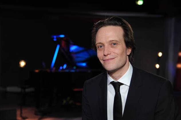 Der Schauspieler August Diehl zu Gast in der WDR Sendung West Art Magazin am 20.02.2017 in Köln.