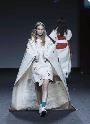 Models take to the catwalk with creations of the Fall Winter 2017 collection by the label Outsiders Division at the Mercedes-Benz Fashion Week Madrid (MBFWM) held at the IFEMA Congress and Events center in Madrid, 21 February 2017. THE MBFWM runs from 16 to 21 February. MADRID FASHION WEEK !ACHTUNG: NUR REDAKTIONELLE NUTZUNG!  Copyright: xZipix 20170221-636232874029359143