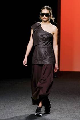 February 21, 2017 - Madrid, Spain - A model walks the runway at the EXISTENCE RESEARCH PROGRAM show during the EGO Mercedes-Benz Madrid Fashion Week Autumn Winter 2017 2018 at IFEMA on February 21, 2017 in Madrid, Spain Madrid Spain  - ZUMAn230 20170221_zaa_n230_140 Copyright: xOscarxGonzalezx