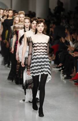 (170221) -- LONDON, Feb. 21, 2017 -- Models walk the runway at the EMILIO DE LA MORENA show during London Fashion Week in London, Britain on Feb. 21, 2017. ) (gl) BRITAIN-LONDON-FASHION WEEK-EMILIO DE LA MORENA HanxYan 