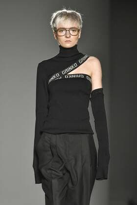 Mailand Fashion Week - Grinko Milan woman s Fashion Week Fall Winter 2017 2018. Milano Moda donna , autunno inverno 2017 2018 .Grinko Fashion Show. Pictured: model  Copyright: xRiccardoxGiordanoxSickix xIPAx xFotosickix