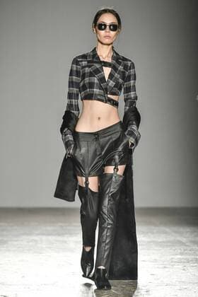 Mailand Fashion Week - Grinko Milan woman s Fashion Week Fall Winter 2017 2018. Milano Moda donna , autunno inverno 2017 2018 .Grinko Fashion Show. Pictured: model  Copyright: xRiccardoxGiordanoxSickix xIPAx xFotosickix