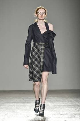 Mailand Fashion Week - Grinko Milan woman s Fashion Week Fall Winter 2017 2018. Milano Moda donna , autunno inverno 2017 2018 .Grinko Fashion Show. Pictured: model  Copyright: xRiccardoxGiordanoxSickix xIPAx xFotosickix