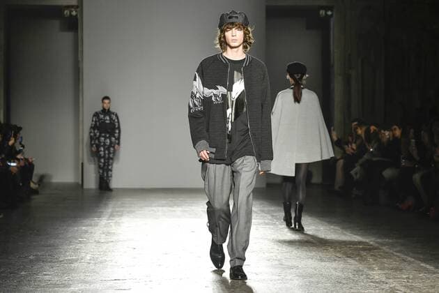 Mailand Fashion Week - Grinko Milan woman s Fashion Week Fall Winter 2017 2018. Milano Moda donna , autunno inverno 2017 2018 .Grinko Fashion Show. Pictured: model  Copyright: xRiccardoxGiordanoxSickix xIPAx xFotosickix