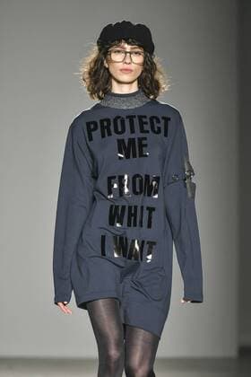 Milan woman s Fashion Week Fall Winter 2017 2018. Milano Moda donna , autunno inverno 2017 2018 .Grinko Fashion Show. Pictured: model  Copyright: xRiccardoxGiordanoxSickix xIPAx xFotosickix