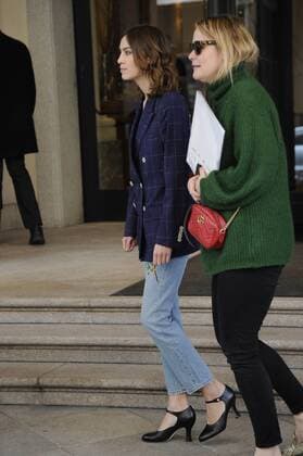 Milan Alexa Chung at the Gucci show during Milan Fashion Week  Copyright: xLivioxValeriox xIPAx xLivioxValeriox