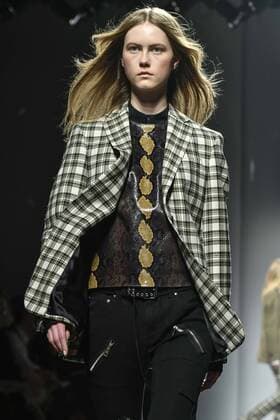 Milan woman s Fashion Week Fall Winter 2017 2018 - Fay Fashion Show. Pictured: MODEL  Copyright: xRiccardoxGiordanoxSickix xIPAx xFotosickix