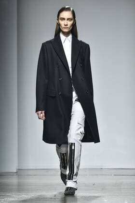 Milan woman s Fashion Week Fall Winter 2017 2018 - Fay Fashion Show. Pictured: MODEL  Copyright: xRiccardoxGiordanoxSickix xIPAx xFotosickix