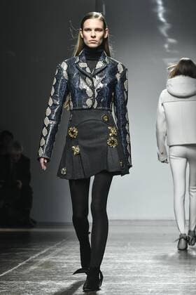 Milan woman s Fashion Week Fall Winter 2017 2018 - Fay Fashion Show. Pictured: MODEL  Copyright: xRiccardoxGiordanoxSickix xIPAx xFotosickix