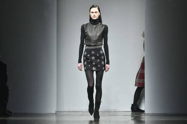 Milan woman s Fashion Week Fall Winter 2017 2018 - Fay Fashion Show. Pictured: MODEL  Copyright: xRiccardoxGiordanoxSickix xIPAx xFotosickix