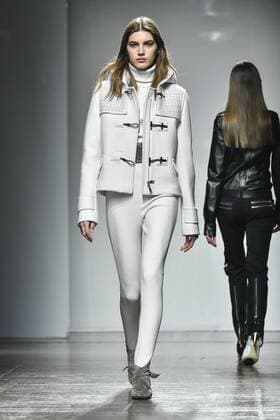 Milan woman s Fashion Week Fall Winter 2017 2018 - Fay Fashion Show. Pictured: MODEL  Copyright: xRiccardoxGiordanoxSickix xIPAx xFotosickix