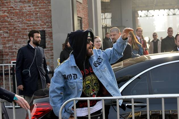 Milan, Arrival guests at the Gucci show, Milan Fashion Week. In the picture: Jared Leto  Copyright: xSimonexComix xIPAx xSimonexComix