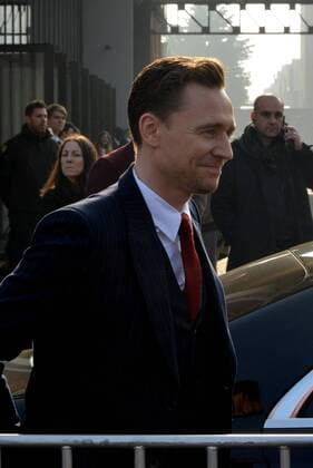 Milan, Arrival guests at the Gucci show, Milan Fashion Week. Pictured: Tom Hiddleston  Copyright: xSimonexComix xIPAx xSimonexComix