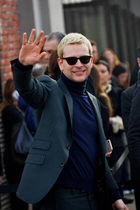 Milan, Arrival guests at the Gucci show, Milan Fashion Week. In the picture: Alessandro Borghi  Copyright: xSimonexComix xIPAx xSimonexComix