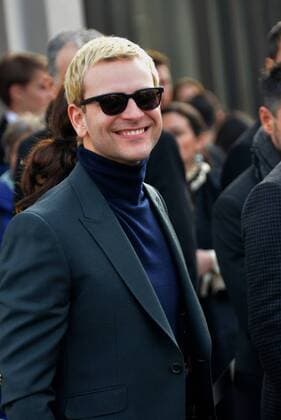 Milan, Arrival guests at the Gucci show, Milan Fashion Week. In the picture: Alessandro Borghi  Copyright: xSimonexComix xIPAx xSimonexComix