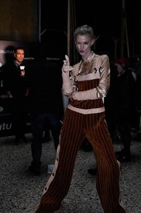 Italy: Cristiano Burani backstage F W2017-18 Cristiano Burani backstage. Milan fashion week. Woman F W 2017-2018  GaetanoxxPiazzolla