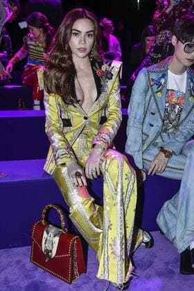 Milan woman s Fashion Week Fall Winter 2017 2018. Gucci Front row. Pictured: Ho Ngoc Ha  Copyright: xRiccardoxGiordanoxSickix xIPAx xFotosickix