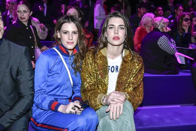 Milan woman s Fashion Week Fall Winter 2017 2018. Gucci Front row. Pictured: Charlotte Casiraghi  Copyright: xRiccardoxGiordanoxSickix xIPAx xFotosickix
