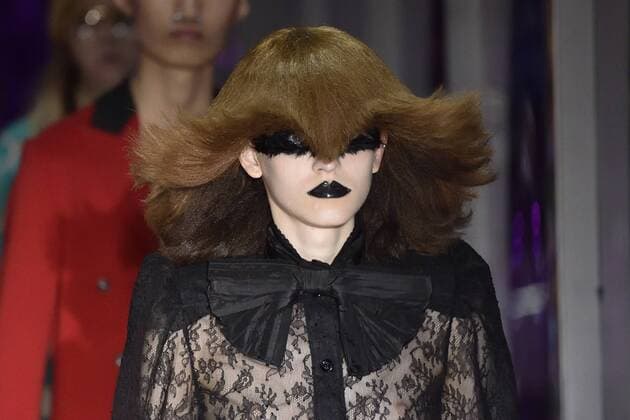 Milan woman s Fashion Week Fall Winter 2017 2018. Gucci Fashion Show Pictured: Model  Copyright: xSickix xIPAx xFotosickix