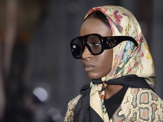 Milan woman s Fashion Week Fall Winter 2017 2018. Gucci Fashion Show Pictured: Model  Copyright: xSickix xIPAx xFotosickix