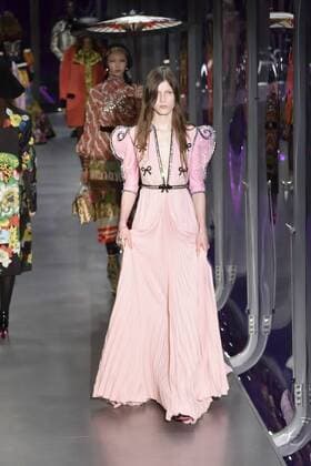 Milan woman s Fashion Week Fall Winter 2017 2018. Gucci Fashion Show Pictured: Model  Copyright: xSickix xIPAx xFotosickix