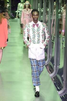 Milan woman s Fashion Week Fall Winter 2017 2018. Gucci Fashion Show Pictured: Model  Copyright: xSickix xIPAx xFotosickix
