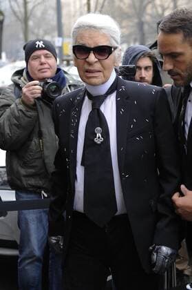 Bilder des Tages Milan Karl Lagerfeld at Fendi fashion show  Copyright: xLivioxValeriox xIPAx xLivioxValeriox