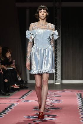 Milan woman s Fashion Week Fall Winter 2017 2018. Milano Moda donna , autunno inverno 2017 2018 . Vivetta Fashion Show Pictured: Model  Copyright: xRiccardoxGiordanoxSickix xIPAx xFotosickix