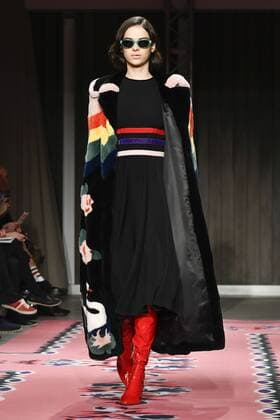 Milan woman s Fashion Week Fall Winter 2017 2018. Milano Moda donna , autunno inverno 2017 2018 . Vivetta Fashion Show Pictured: Model  Copyright: xRiccardoxGiordanoxSickix xIPAx xFotosickix