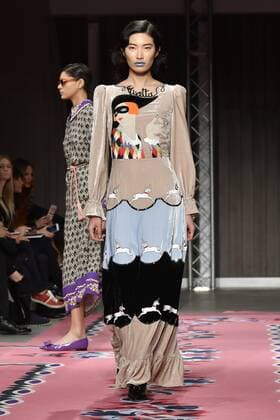 Milan woman s Fashion Week Fall Winter 2017 2018. Milano Moda donna , autunno inverno 2017 2018 . Vivetta Fashion Show Pictured: Model  Copyright: xRiccardoxGiordanoxSickix xIPAx xFotosickix