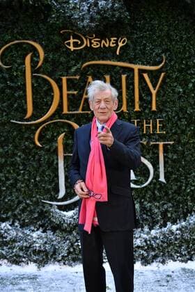 Ian McKellen. 23 02 2017. London, United Kingdom. Beauty and the Beast launch event. Stars attend the Beauty and the Beast launch event in central London.  xAndrewxParsonsx xi-Imagesx IIM-14482-0001