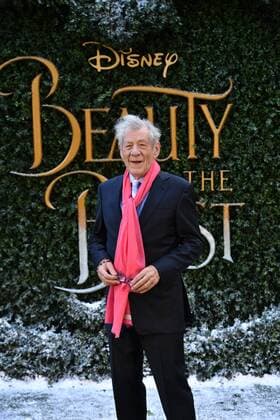 Ian McKellen. 23 02 2017. London, United Kingdom. Beauty and the Beast launch event. Stars attend the Beauty and the Beast launch event in central London.  xAndrewxParsonsx xi-Imagesx IIM-14482-0005
