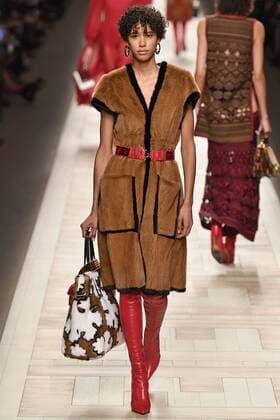 Mailand Fashion Week - Fendi Modenschau . 23 02 2017. Milan, Italy. Fendi show at Milan Fashion Week for Autumn Winter 2017.  xi-Imagesx IIM-14489-0014