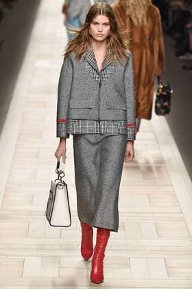 Mailand Fashion Week - Fendi Modenschau . 23 02 2017. Milan, Italy. Fendi show at Milan Fashion Week for Autumn Winter 2017.  xi-Imagesx IIM-14489-0003