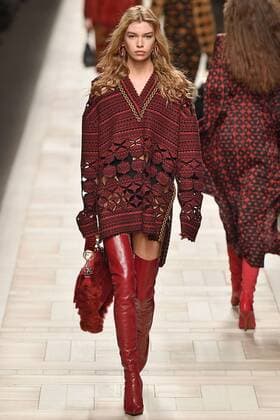 Mailand Fashion Week - Fendi Modenschau . 23 02 2017. Milan, Italy. Fendi show at Milan Fashion Week for Autumn Winter 2017.  xi-Imagesx IIM-14489-0011
